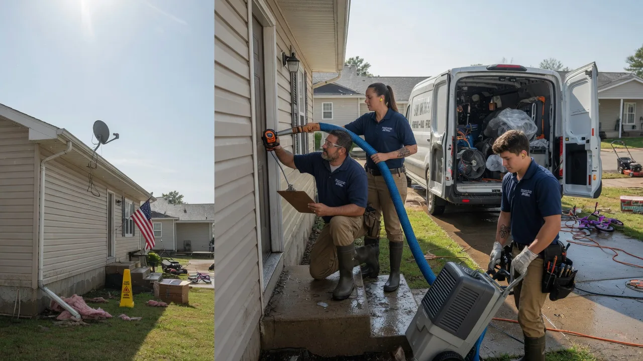 Ceiling Water Damage Restoration in Winslow, AZ near me